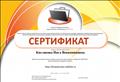 Сертификат сетевого педагогического общества " НЕТФОЛИО" Сертификат сетевого педагогического общества " НЕТФОЛИО"
